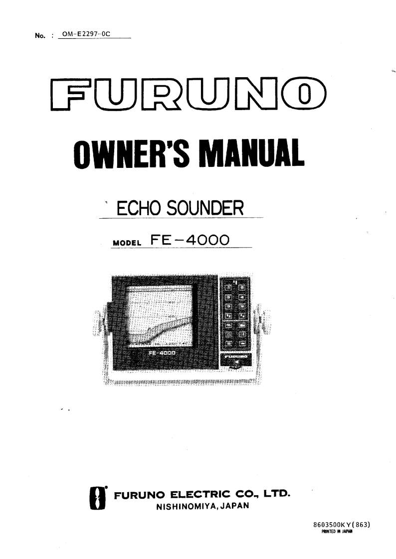 古野FURUNO-fe4000操作手册