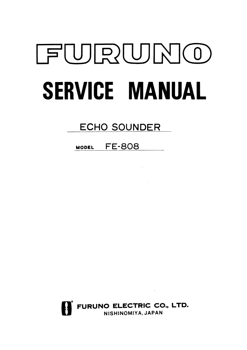 古野FURUNO-fe808-维修图纸手册