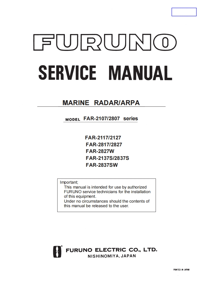 古野far2117维修电器原理图手册_series