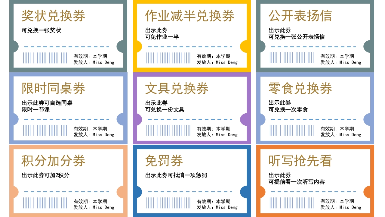 可编辑兑换券11