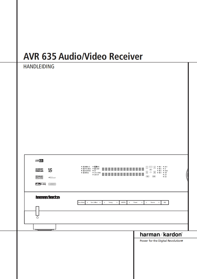 哈曼卡顿Harman-Kardon-AVR-635-维修手册-2