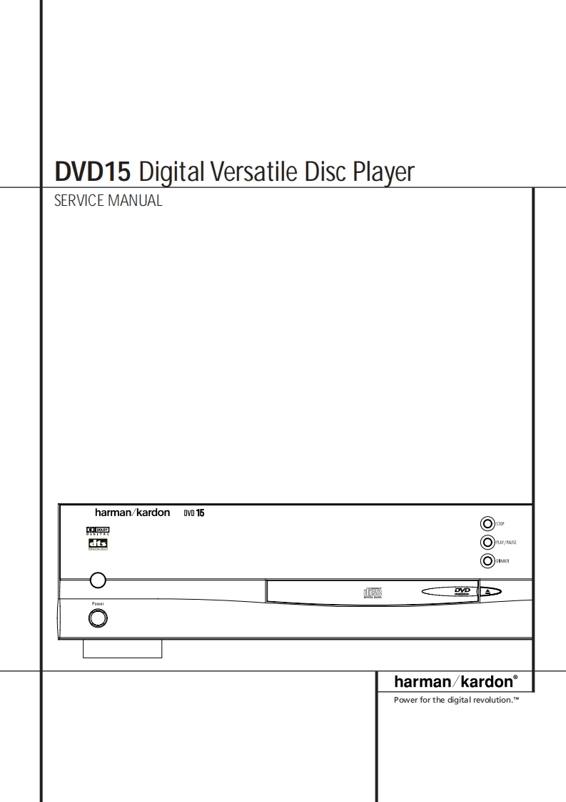 哈曼卡顿Harman-Kardon-DVD-15-维修手册