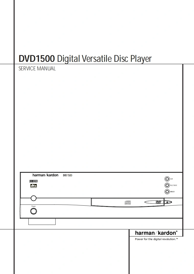 哈曼卡顿Harman-Kardon-DVD-1500-维修手册