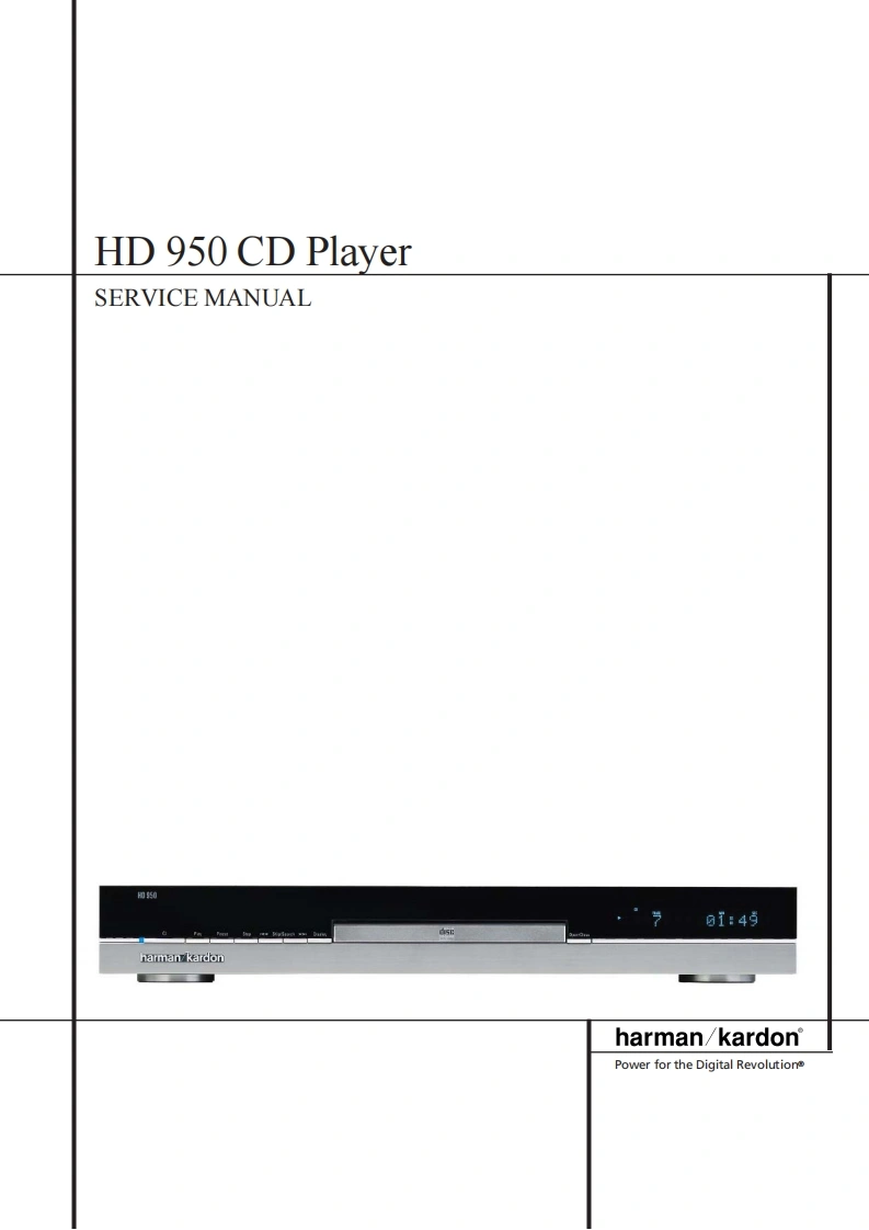 哈曼卡顿Harman-Kardon-HD-950-维修手册