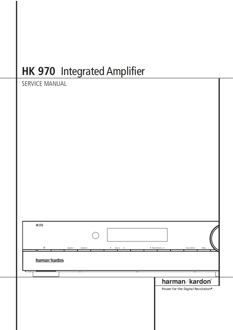 哈曼卡顿Harman-Kardon-HK-970-维修手册