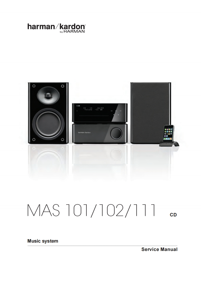 哈曼卡顿Harman-Kardon-MAS-101-维修手册