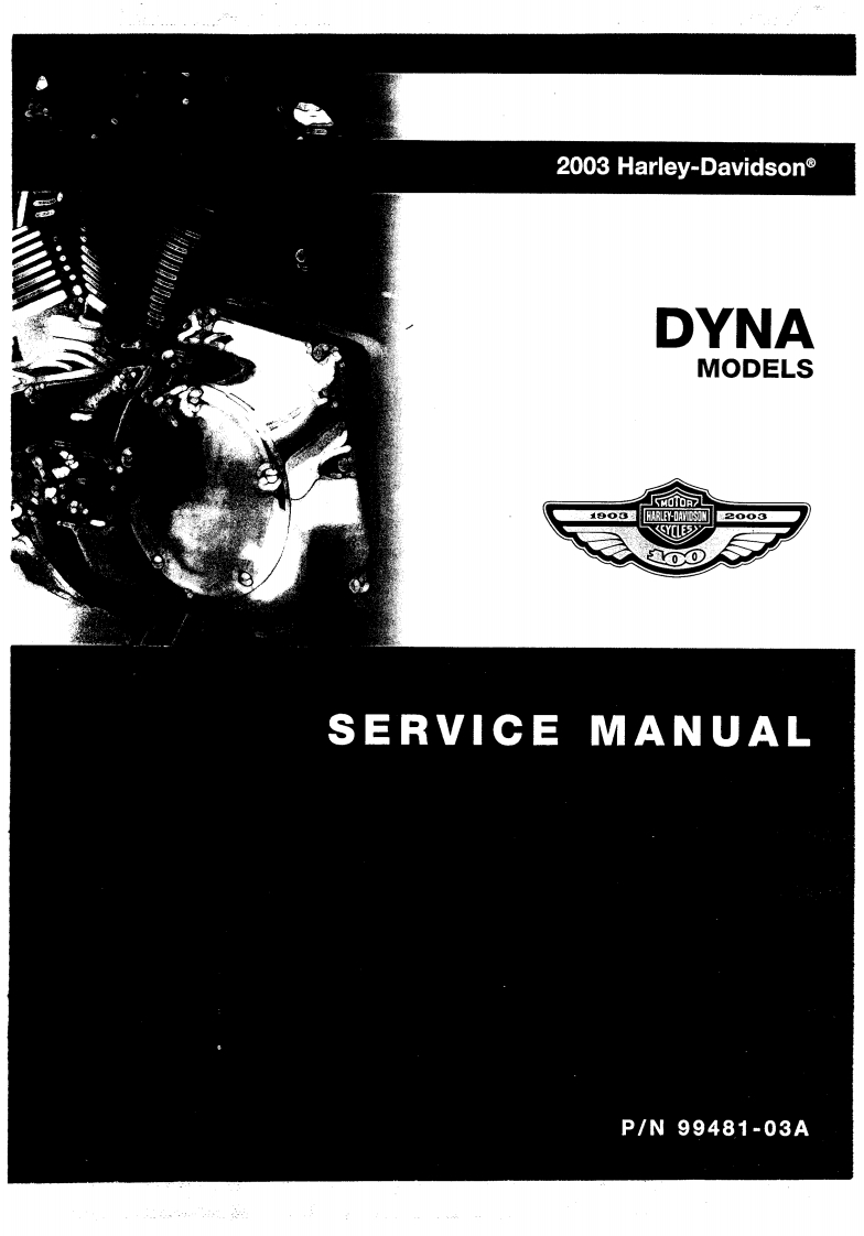 哈雷戴维森Dyna维修手册2003