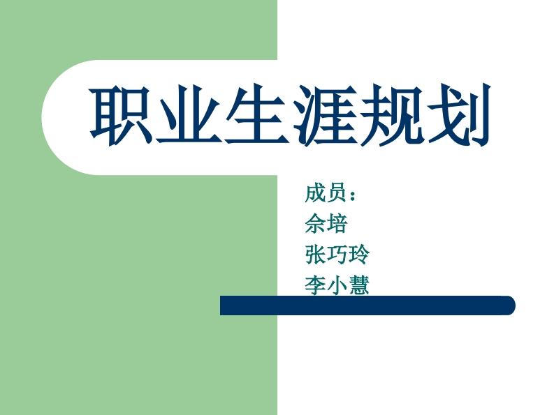 国际商务专业职业生涯规划