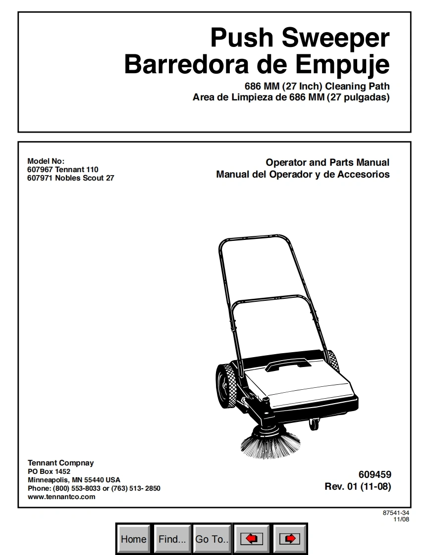 坦能清洗机洗地机110_parts_and_operator_manual维修手册含电器原理图-找手册网