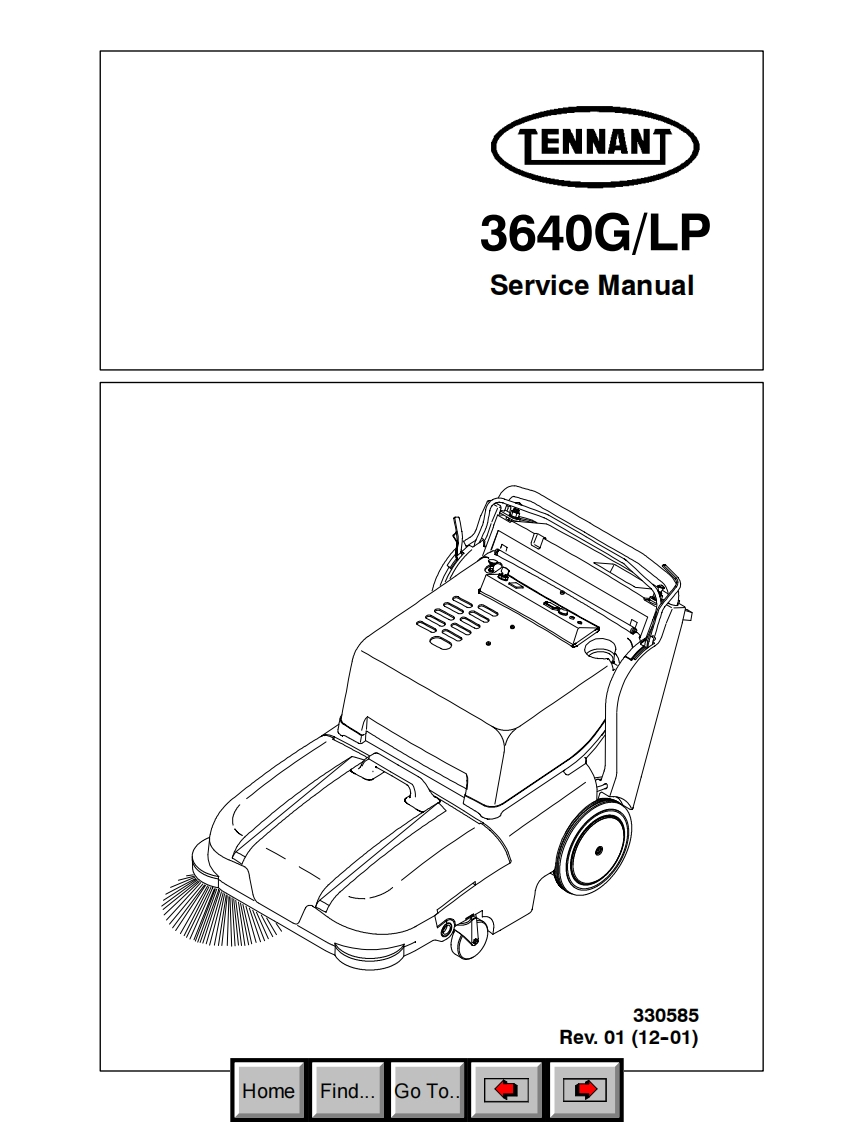 坦能清洗机洗地机3640-gas-lpg-service-manual维修手册含电器原理图-找手册网