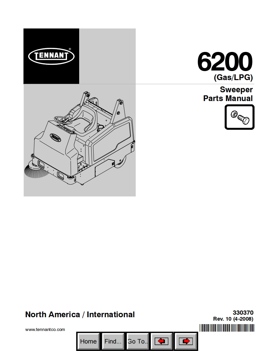 坦能清洗机洗地机6200_Gas-LPG_parts_manual维修手册含电器原理图-找手册网