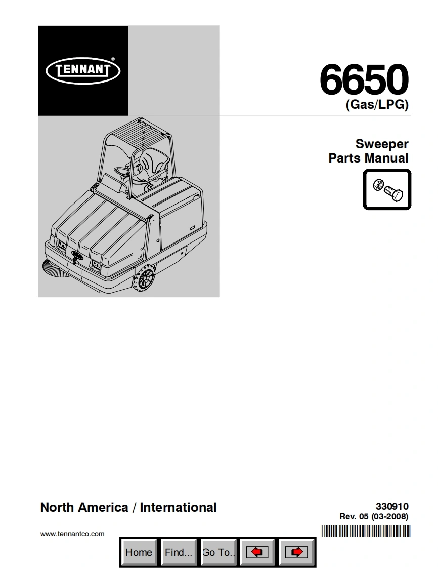 坦能清洗机洗地机6650_Gas-LPG_parts_manual维修手册含电器原理图-找手册网