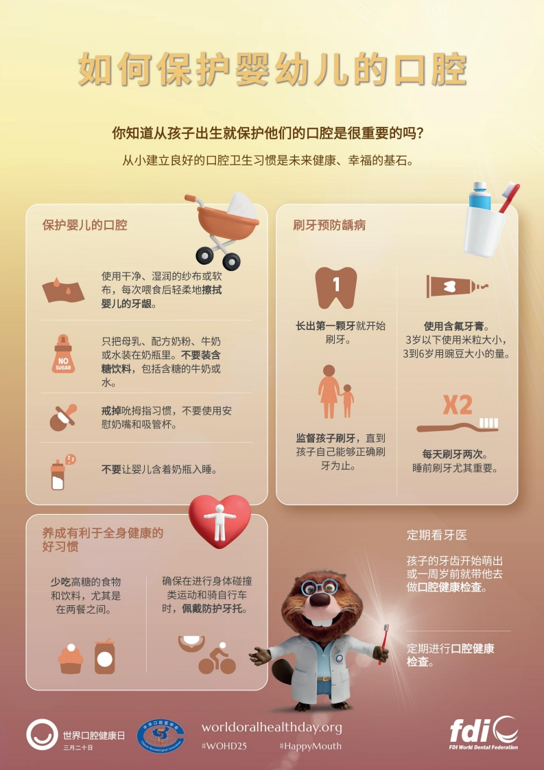 如何保护婴幼儿的口腔