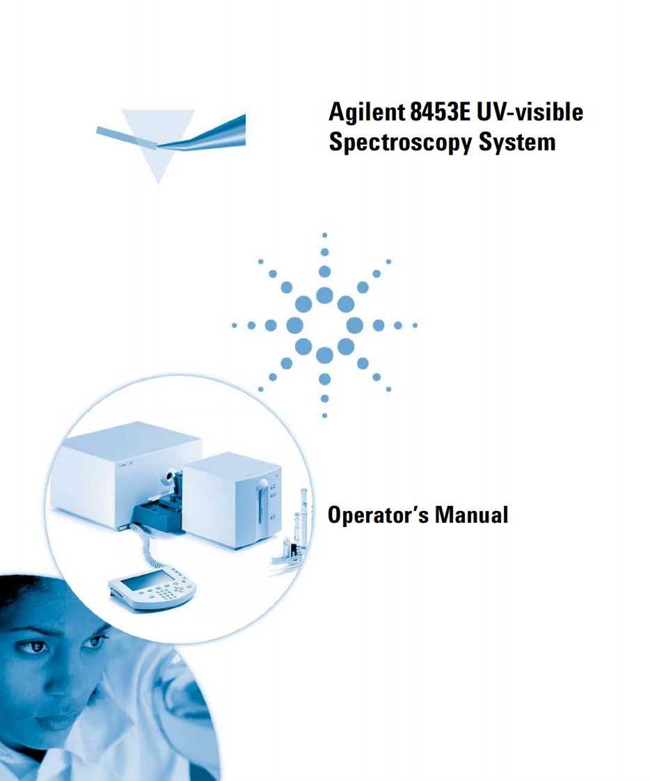 安捷伦8453-UVVis-user-manual操作说明书手册