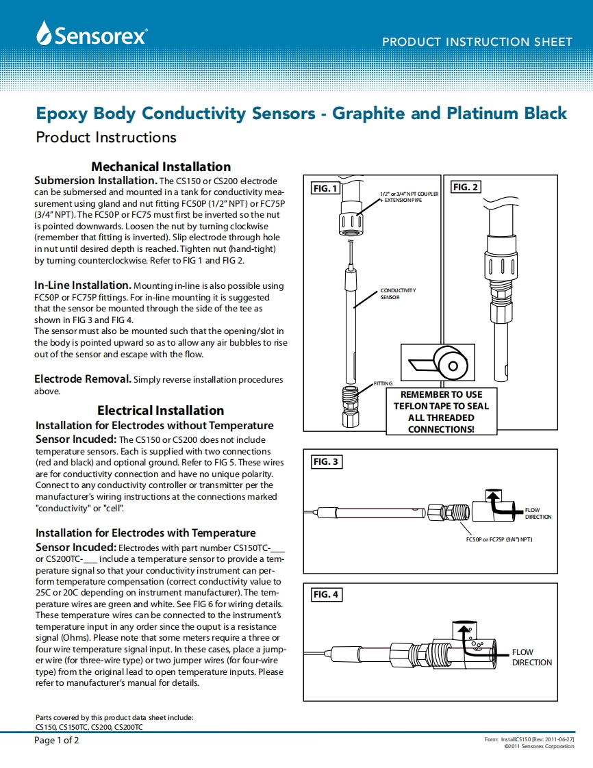 安装调试说明书手册CS150