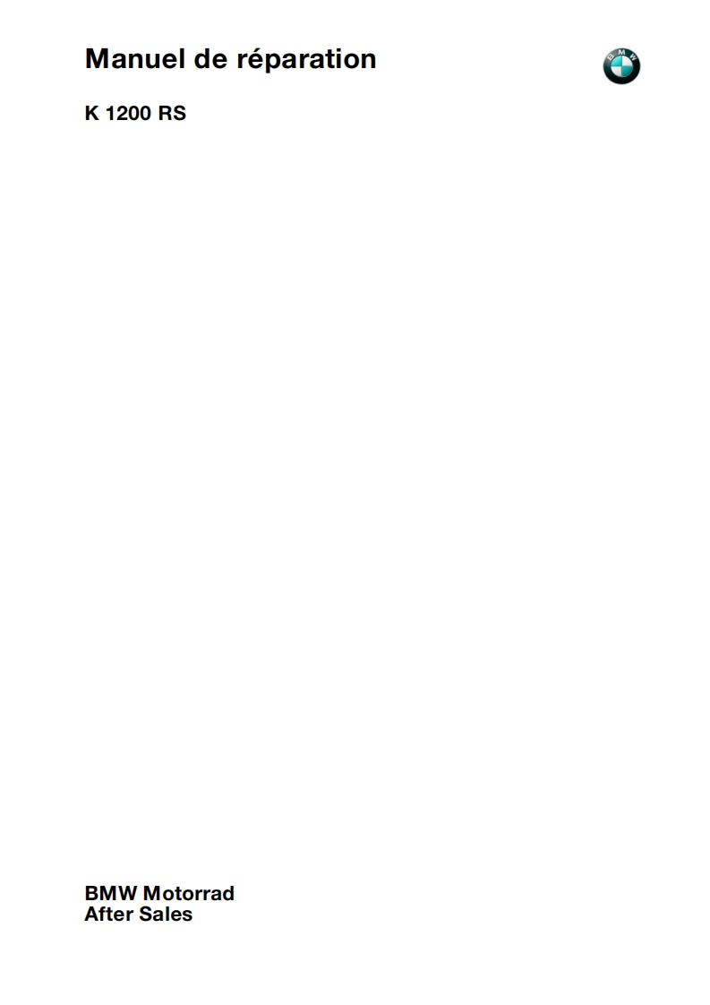 宝马BMW_K1200RS_FR摩托车维修手册