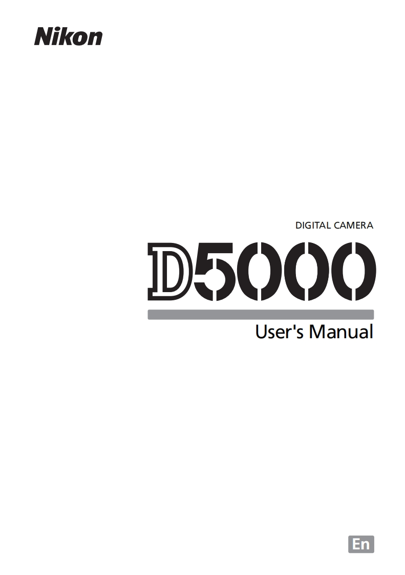 尼康NIKON_D5000数码相机说明书手册