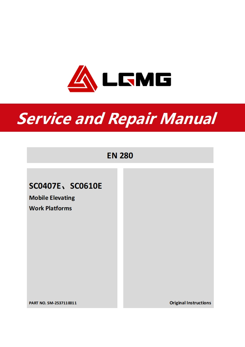 山东临工SC0407E、SC0610E-maintenance-manul维修电器液压手册说明书