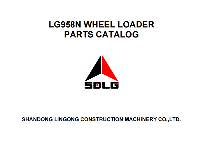 山东临工SDLG_LG958N发动机零部件备件目录手册图册