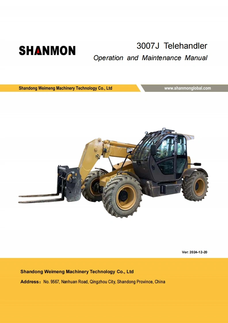 山东威猛3007J-Maintenance-Manuel维修维护说明书手册