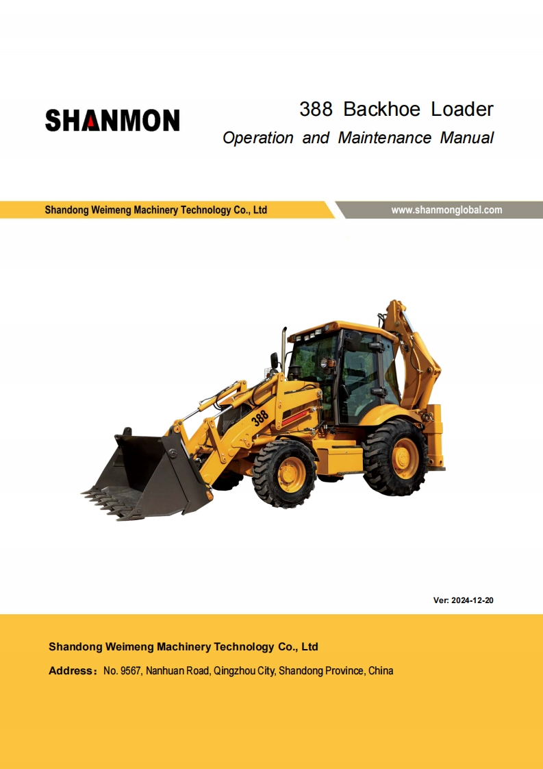 山东威猛388-Maintenance-Manual维修维护说明书手册