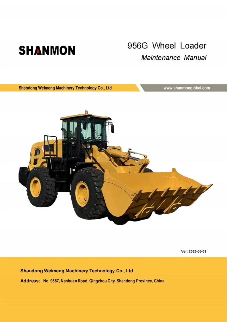 山东威猛956G-Wheel-Loader-Maintenance-Manual维修维护说明书手册
