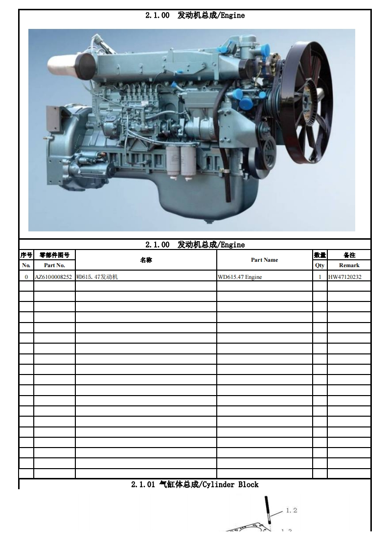 山推Sinotruk_WD615.47_HW47120232零部件手册图册-找手册网