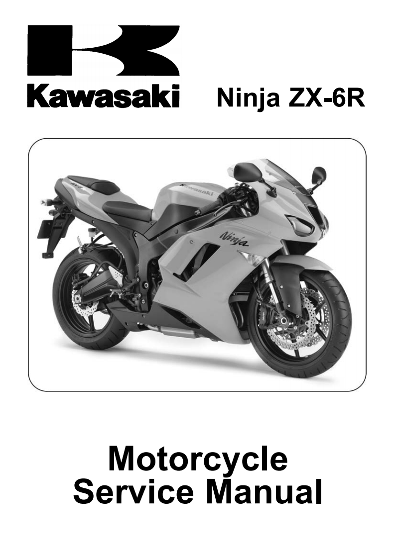 川崎Kawasak-Ninja-ZX-6R_1摩托车维修手册