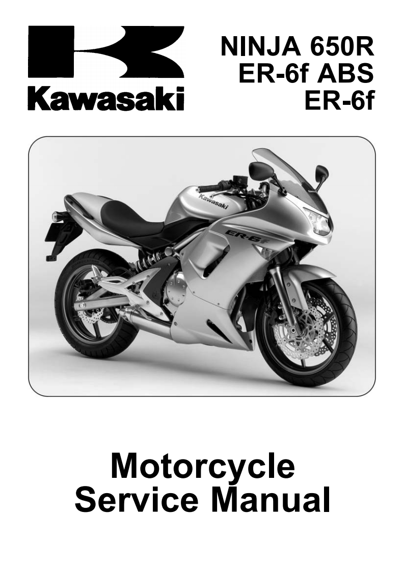 川崎Kawasaki_ER-6f_2006-2008维修手册含电器液压原理图-找手册网