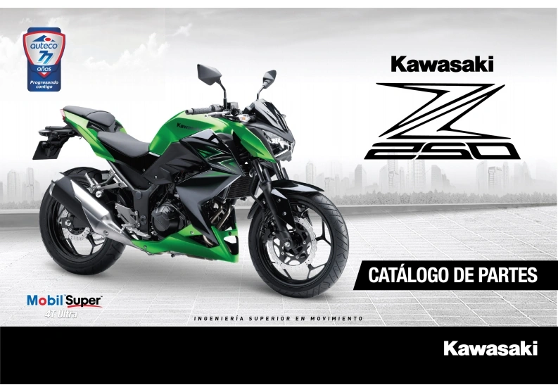 川崎Z250-BICILINDRICA-ABRIL-2018维修手册含电器液压原理图-找手册网