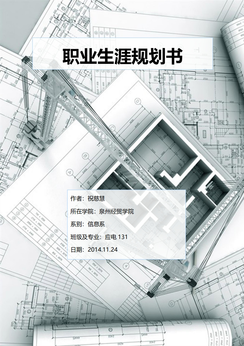 应电专业职业发展规划指导(范本)_2