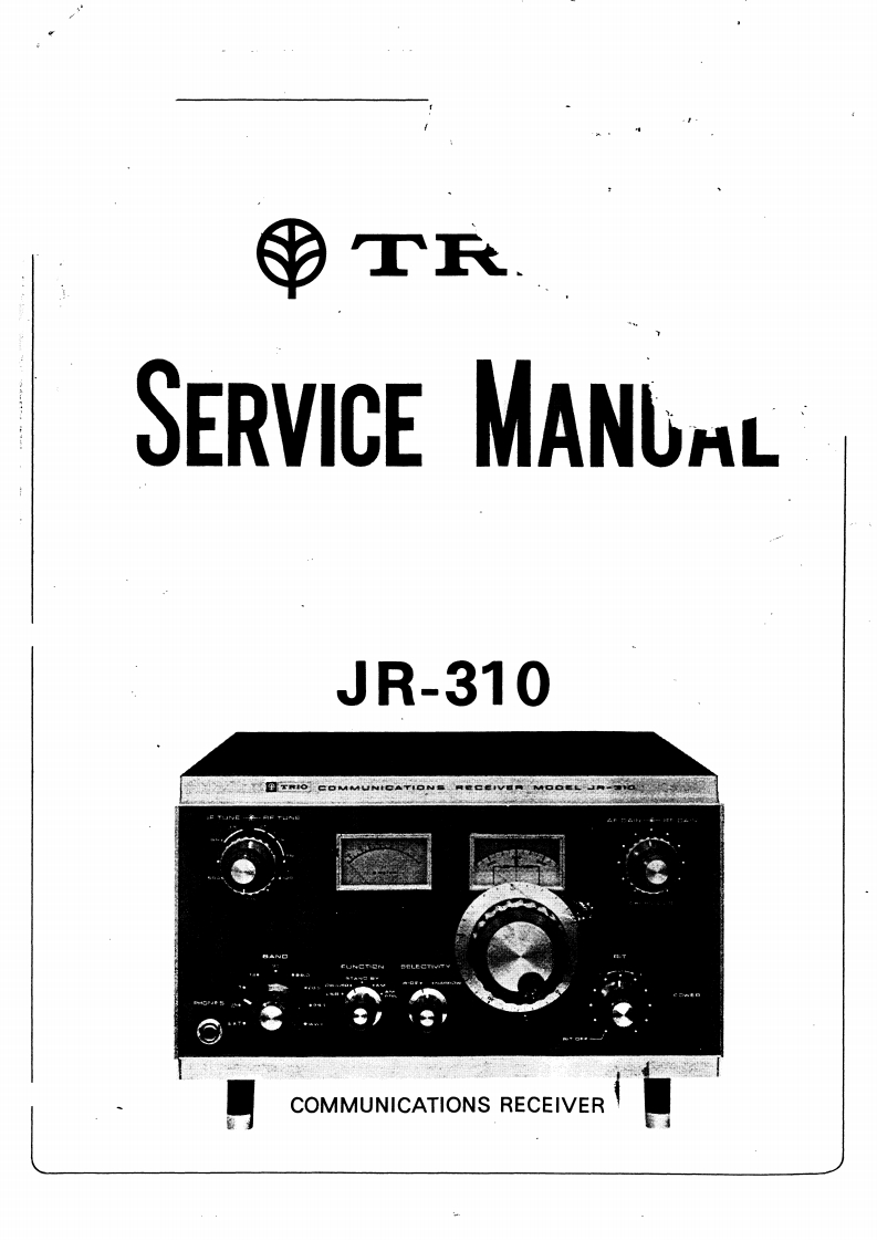 建武Kenwood_JR-310_Service_Manual维修手册含电器原理图