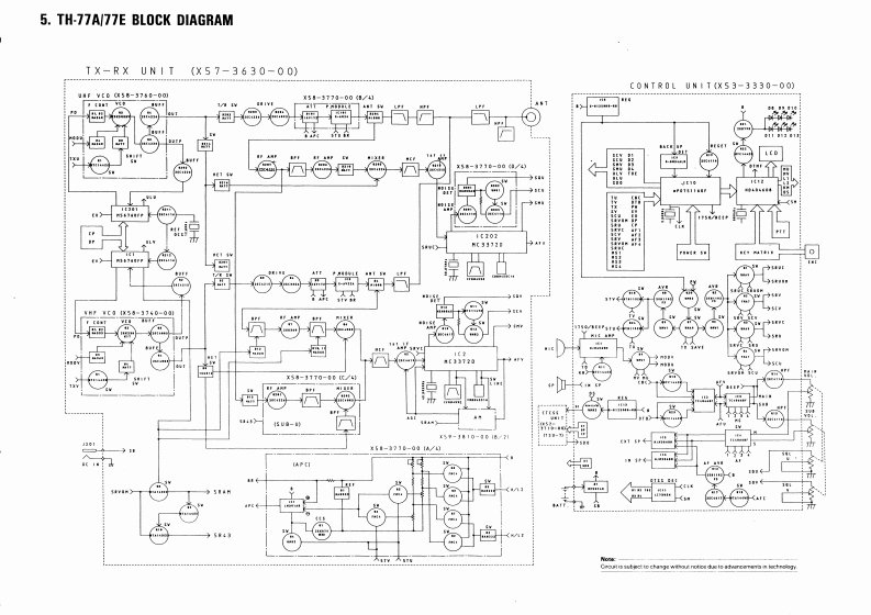 建武Kenwood_TH-77AE_Schematic电器原理图手册