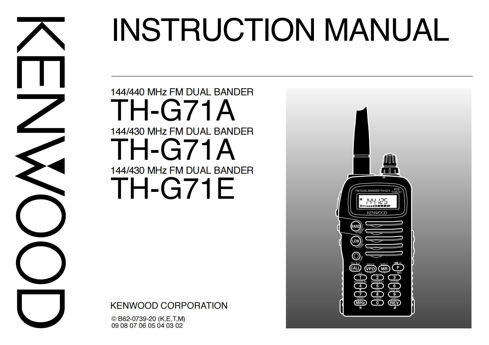 建武Kenwood_TH-G71A-E_Manual操作说明书手册