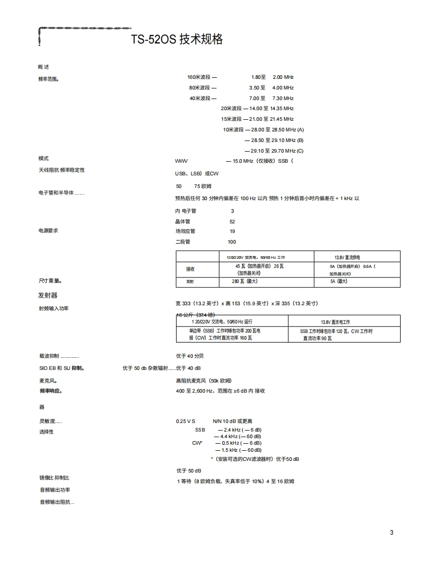 建武TS-520操作说明书手册中文版-找手册网