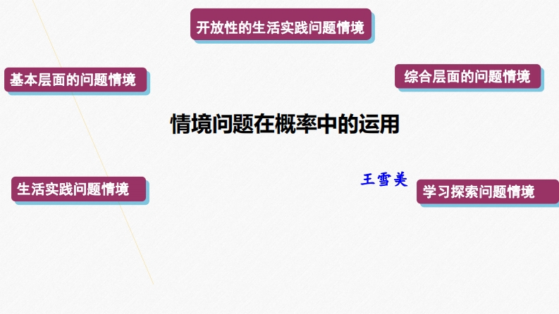 情境问题在概率中的应用(1)