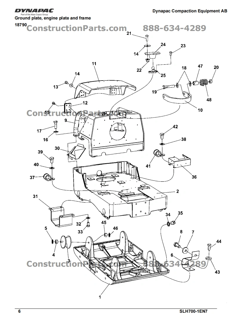 戴纳派克DYNAPAC-SLH700零部件手册