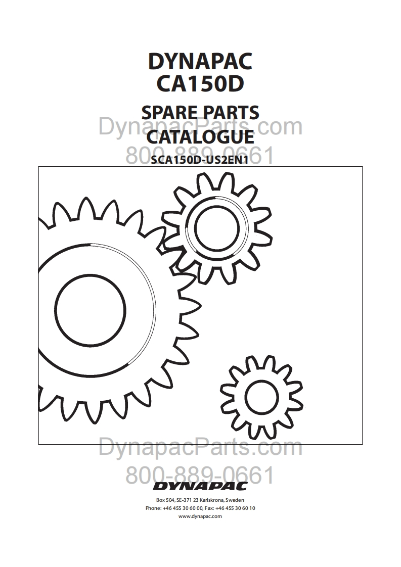 戴纳派克DYNAPACCA-150-Spare-Parts-Catalogue-sca150d-us2en零部件手册
