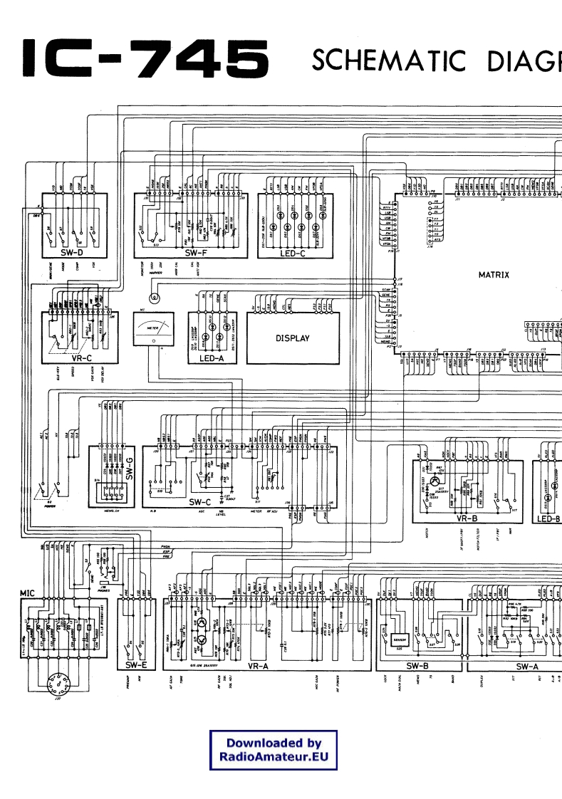 手册编号154：ICOM-IC-745_电器原理说明书手册
