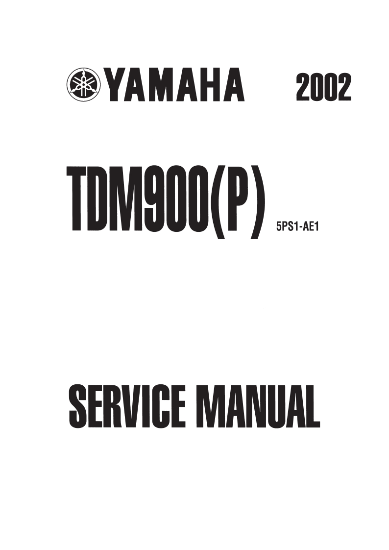 手册编号18：雅马哈摩托车Yamaha_TDM900P_2002