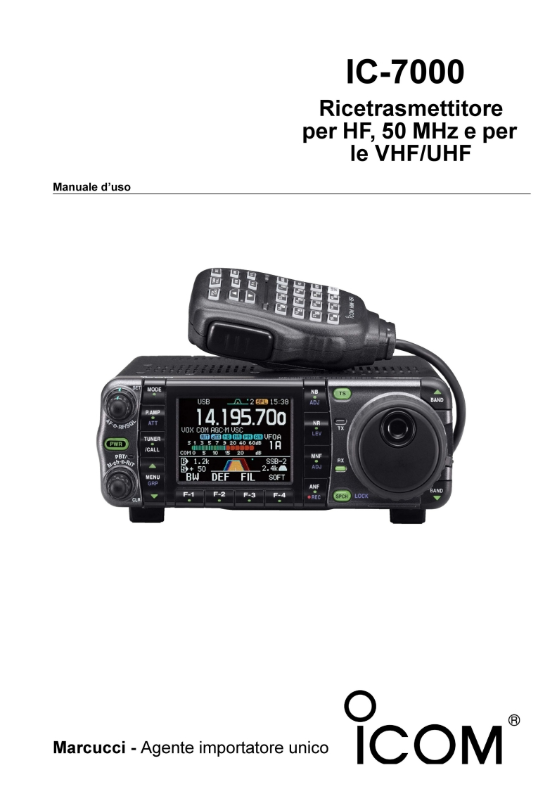 手册编号226：ICOM-IC-7000_使用说明书手册_color