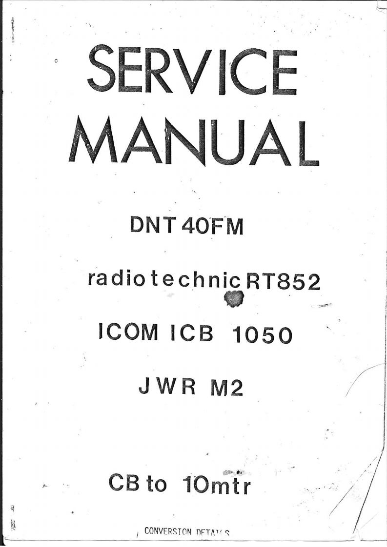 手册编号278：ICOM-ICB-1050_维修说明书手册_updated_2020-找手册网