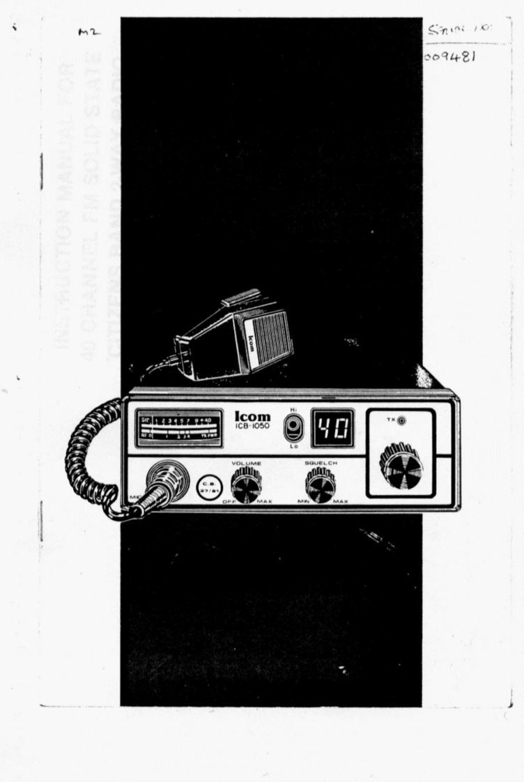 手册编号74：ICOM-ICB-1050_使用说明书手册