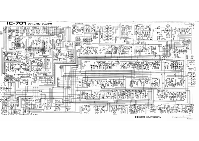 手册编号95：ICOM-IC-701_电器原理说明书手册