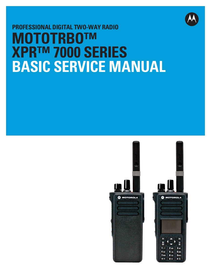 摩托罗拉-xpr7000_8-900_service_manual_68009652001_a__bsm_mol维修手册含电路原理图