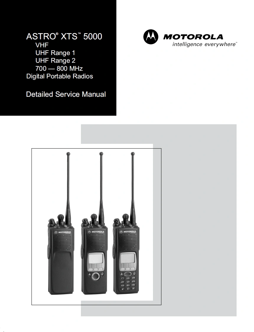 摩托罗拉-xts5000_service_manual_94c31-d_ax_ds_xts5000维修手册含电路原理图