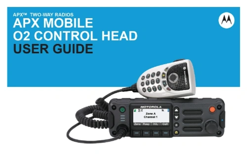 摩托罗拉APX-Mobile-O2-Control-Head-操作说明书手册中文版-找手册网