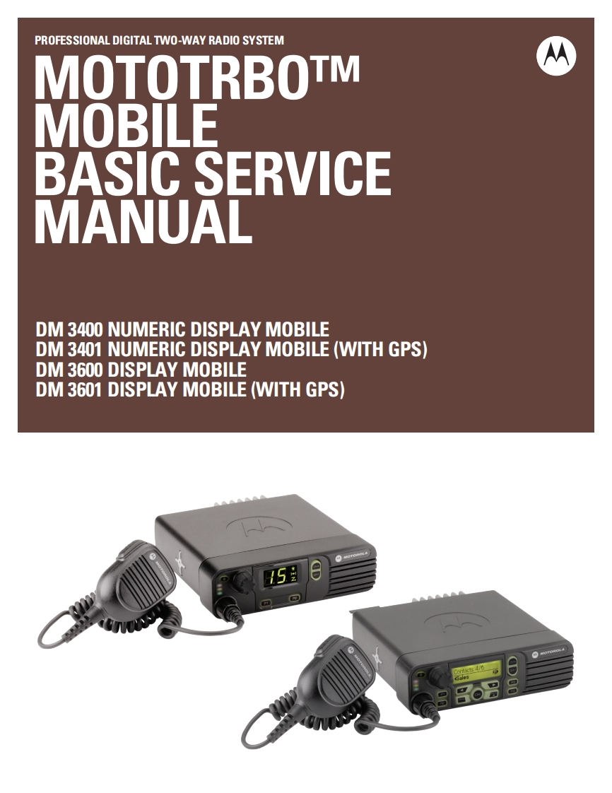 摩托罗拉DM3000-BSM-6866575D33-H-Multilingual维修手册