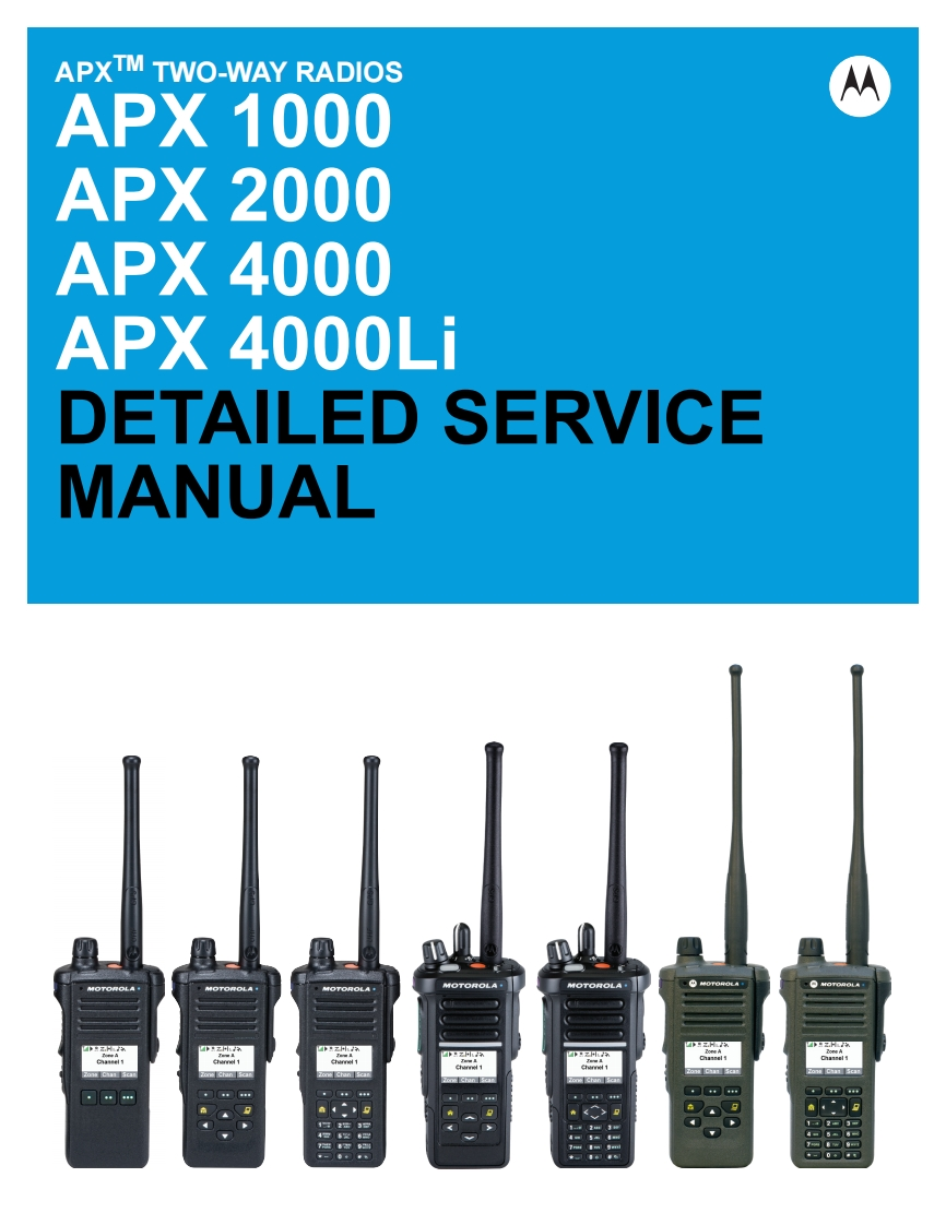 摩托罗拉apx1000-2000-4000_service_manual维修图纸手册_68012004061_f