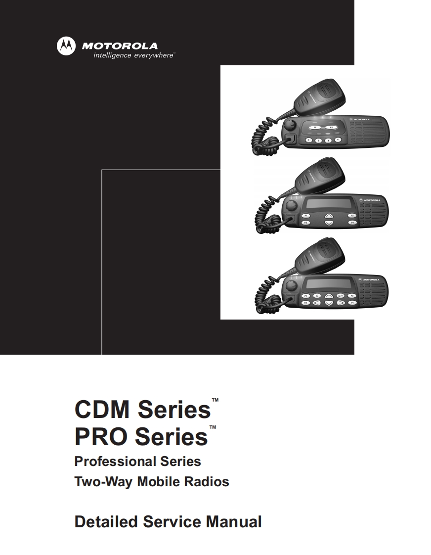 摩托罗拉cdm-pro-维修手册